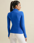 Form Fitted Jacket - Cobalt
