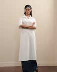 Polo Knit Dress - Ivory