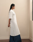 Polo Knit Dress - Ivory