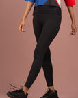 Cross Waist Band Contour Tights