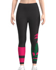 Floral Block Seamless Tights