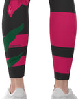 Floral Block Seamless Tights