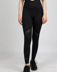 Cross Mesh High Waisted Pro Tights