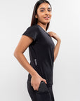 Black Back Mesh Pro Tee