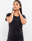 Black Back Mesh Pro Tee