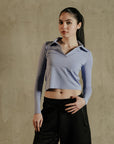 Crop Shirt - Lavender