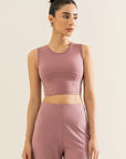 Cropped Tank Top - Turkish Rose
