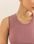Cropped Tank Top - Turkish Rose