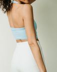 Halter Neck Tank - Sky Blue