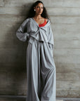 Oversized Grey Button Down