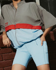 Biker Shorts - Blue