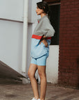 Biker Shorts - Blue