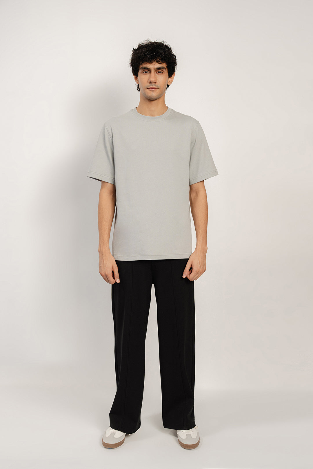 Wide Leged Men Pants - Black