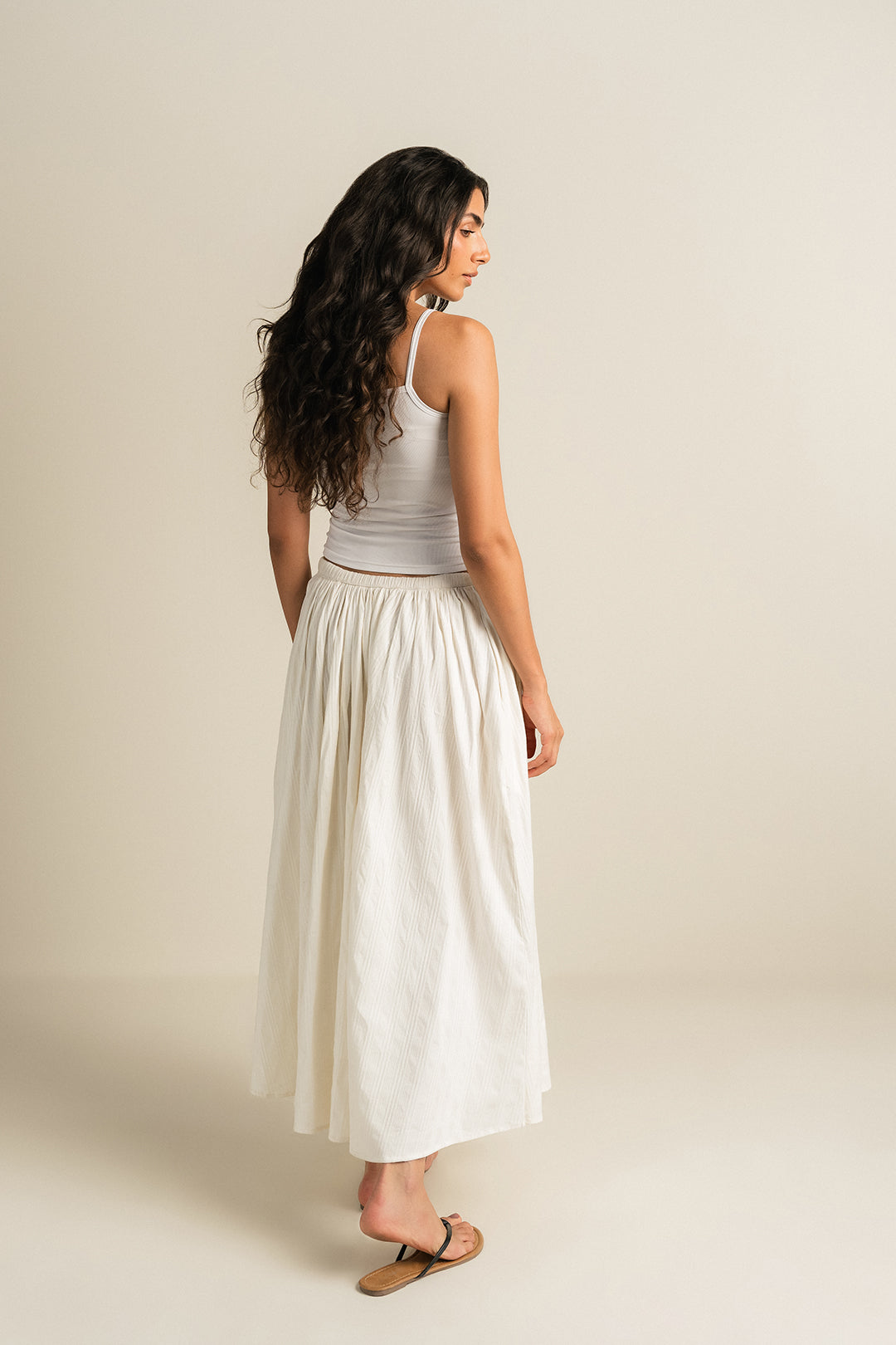 Square Neck Camisole - White