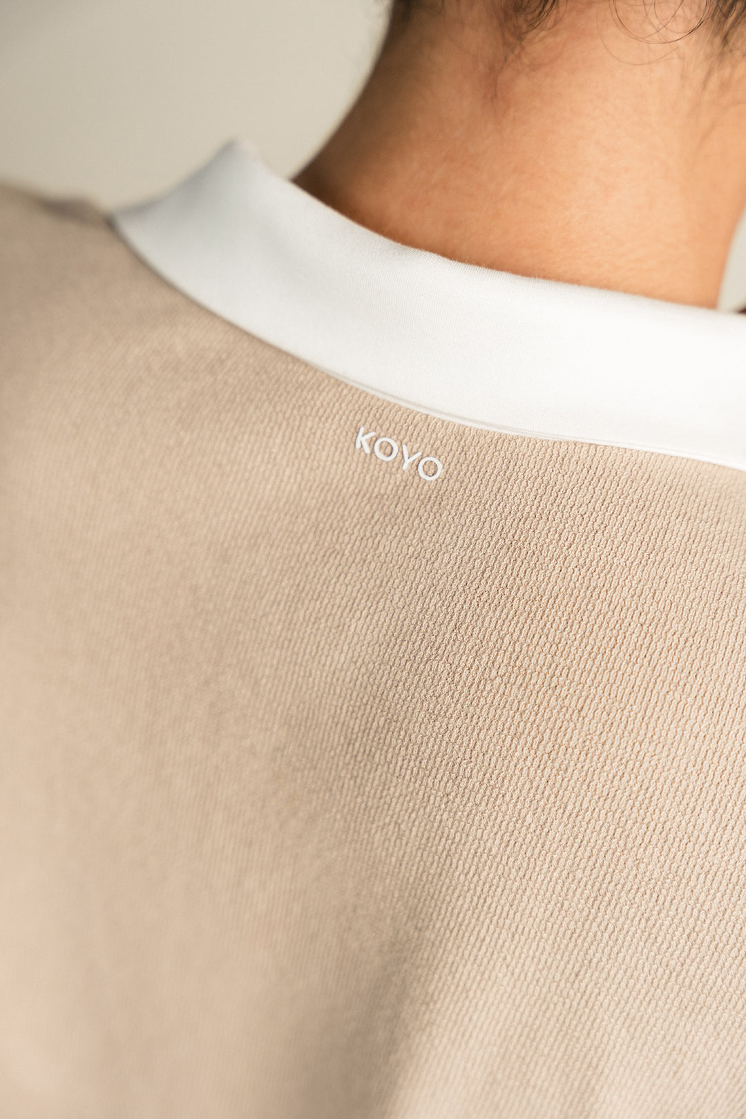 Contrast Polo - Beige