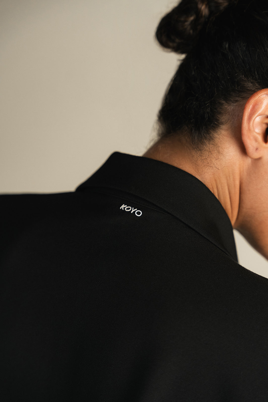 Zipper Polo - Black