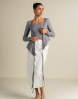 Rib Pilates Top - Grey