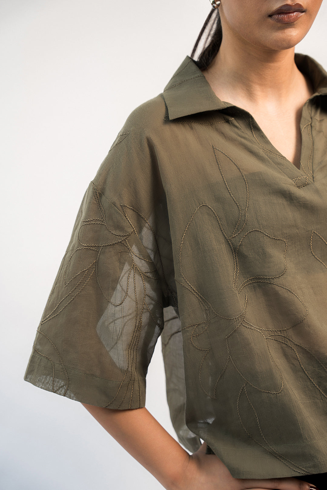 Ease Overshirt - Moss