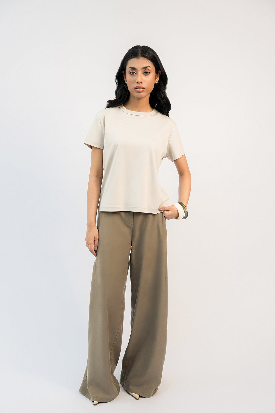 Everyday Regular Tee - Beige
