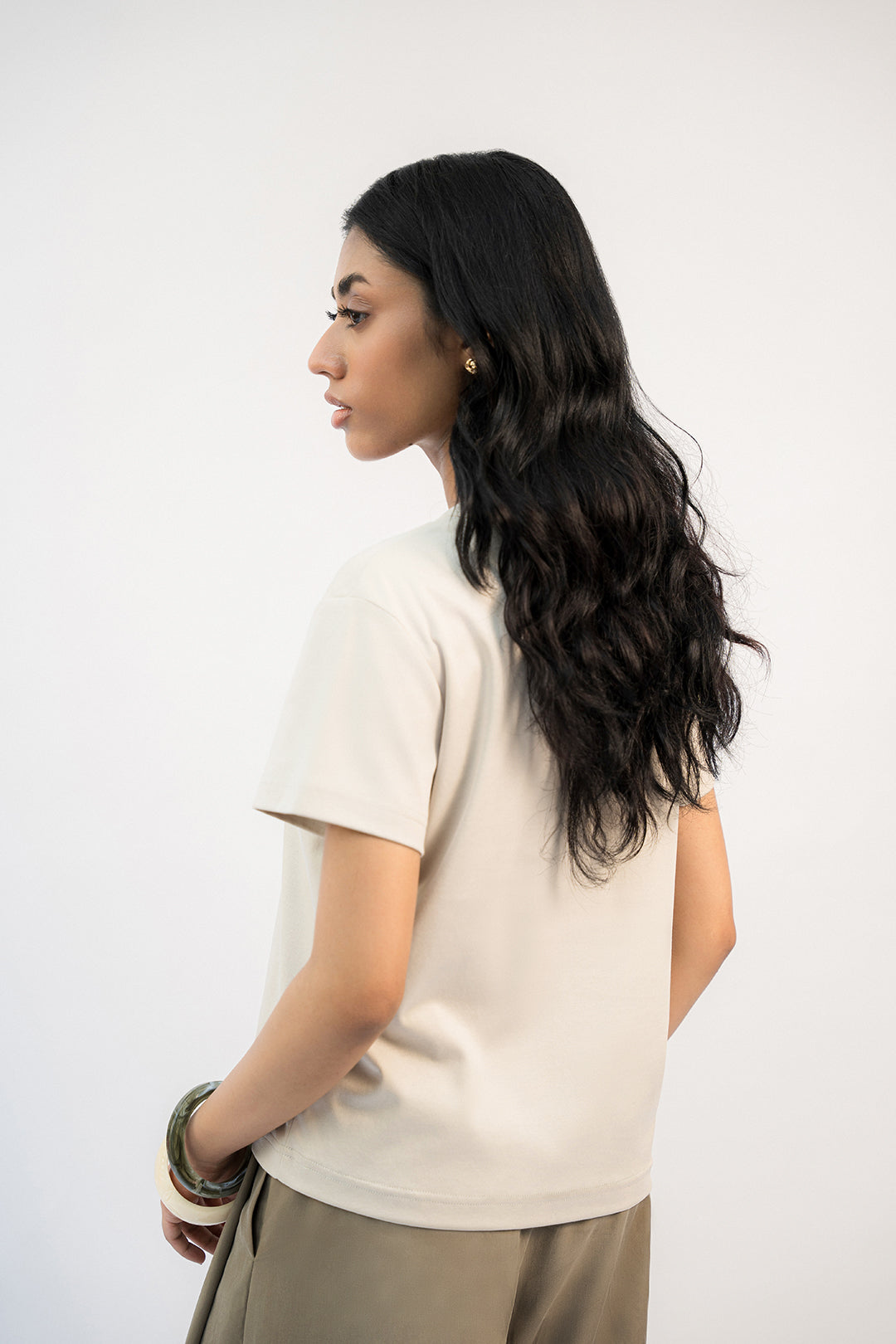 Everyday Regular Tee - Beige