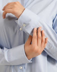 Hi-Lo Button Down - Powder Blue