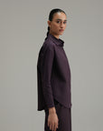Regular Fit Button Down - Aubergine