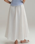 Vacation Linen Skirt - Ivory