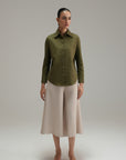 Regular Fit Button Down - olive