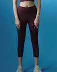 7/8 tights (Maroon)