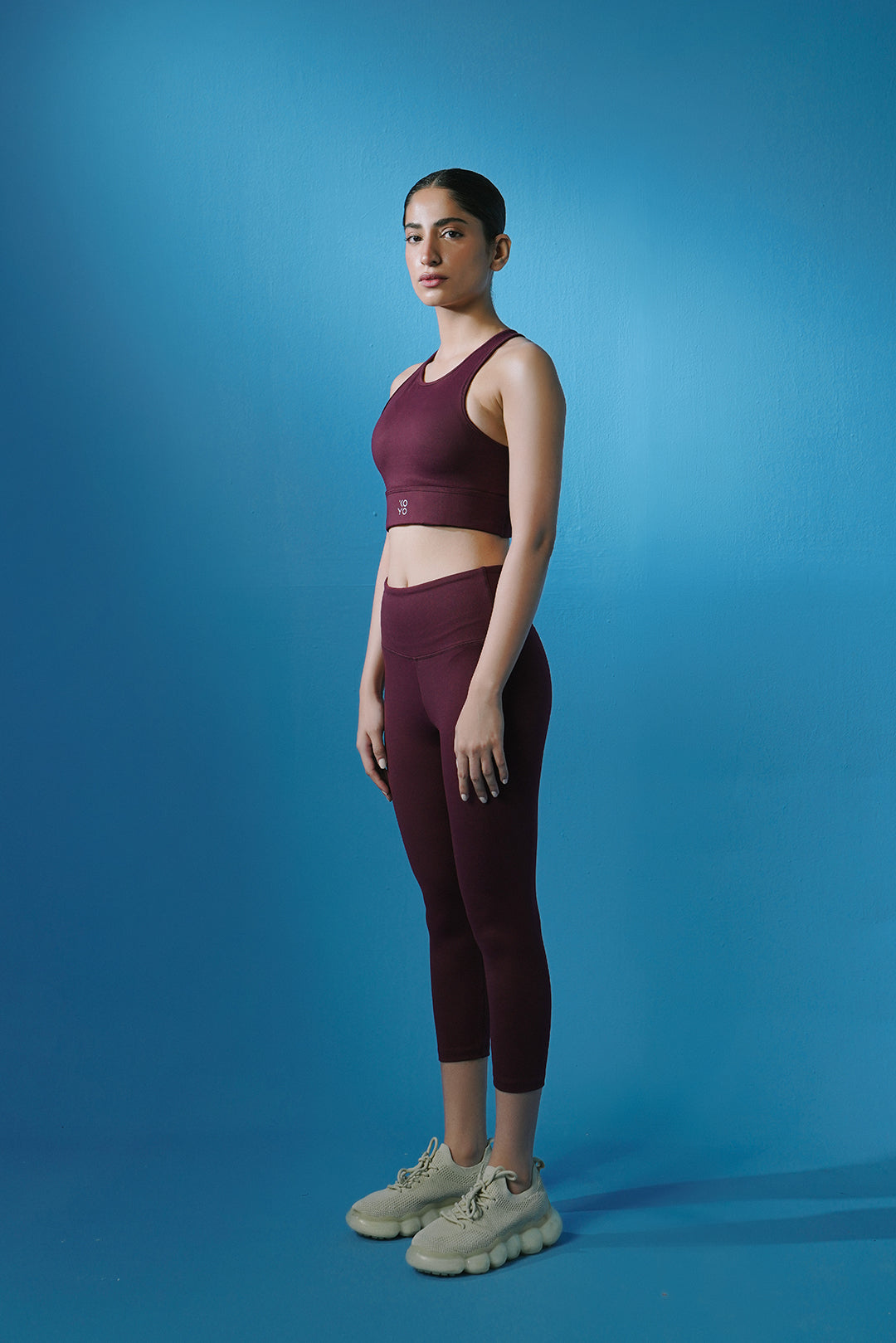 7/8 tights (Maroon)