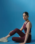 7/8 tights (Maroon)