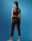 7/8 tights (Maroon)