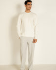 Regular Fit Luluknit Tee - Off White