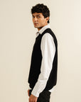 Black Sweater Vest