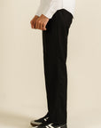 Tailored Pleated Pants - Black