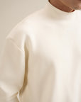 Formsoft Mock Neck White Apricot