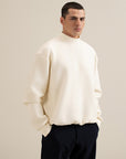 Formsoft Mock Neck White Apricot