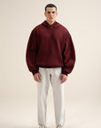Formsoft Volume Hoodie Wine Red