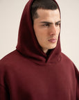 Formsoft Volume Hoodie Wine Red