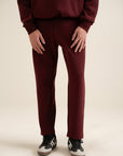 Formsoft Trouser Wine Red