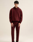 Formsoft Trouser Wine Red