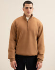 Formsoft Quarter Zipper Caramel