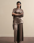 Silk Flared Pants