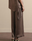 Silk Flared Pants