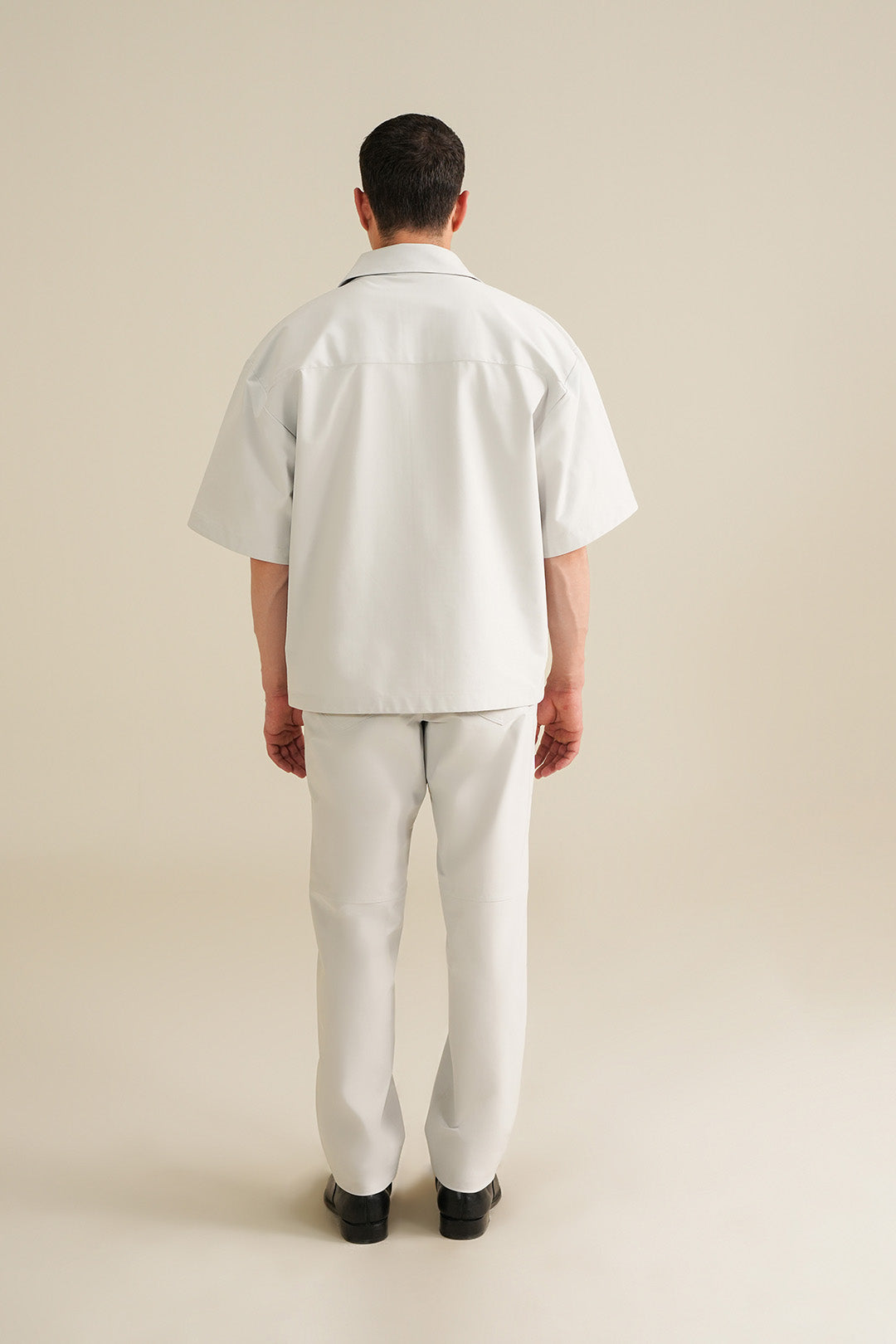 Ease Zip Shirt - Silver Grey