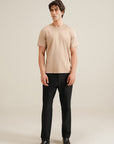 Regular Fit Tee - Sand