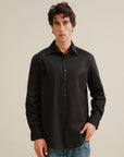 Regular Fit Button Down - Black