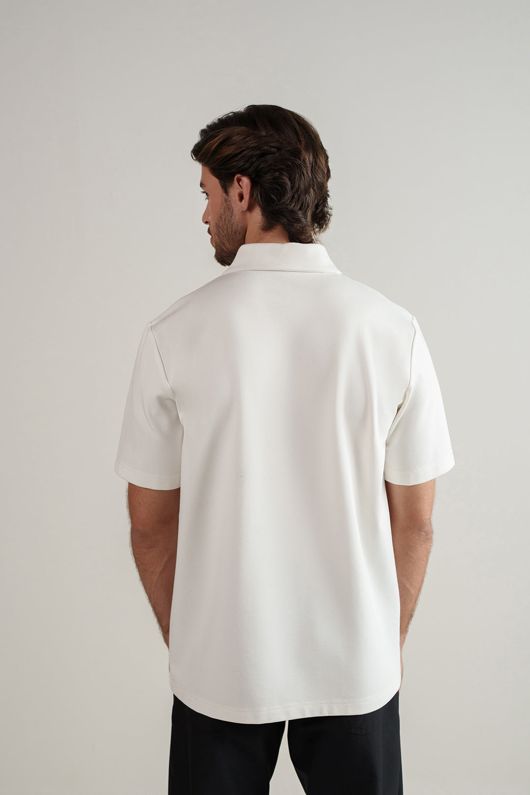 Koyo Knit Classic Polo - Ivory