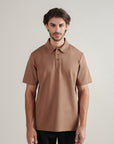 Koyo Knit Classic Polo - Tan