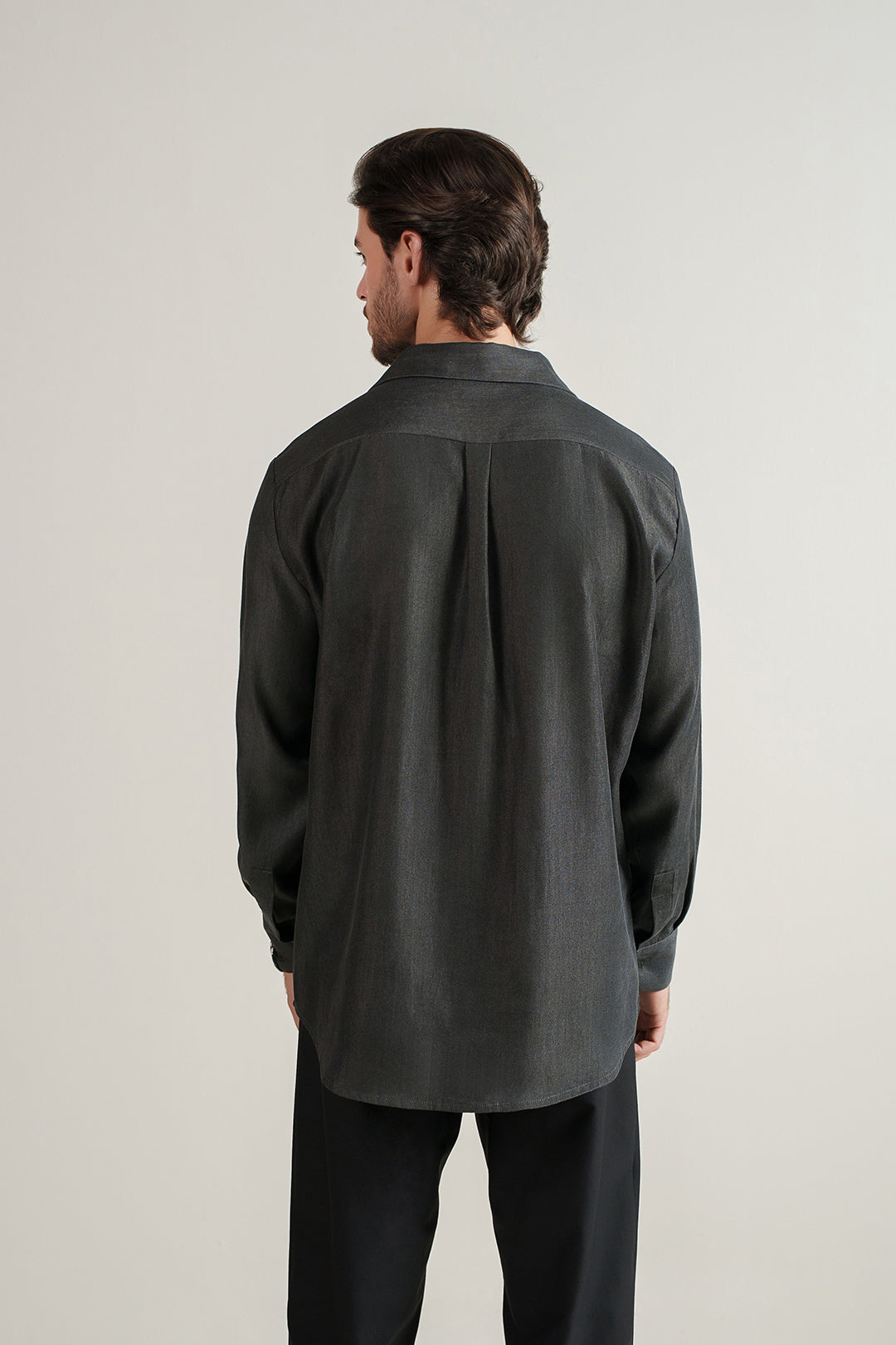 Denim Regular Fit Shirt - Stone